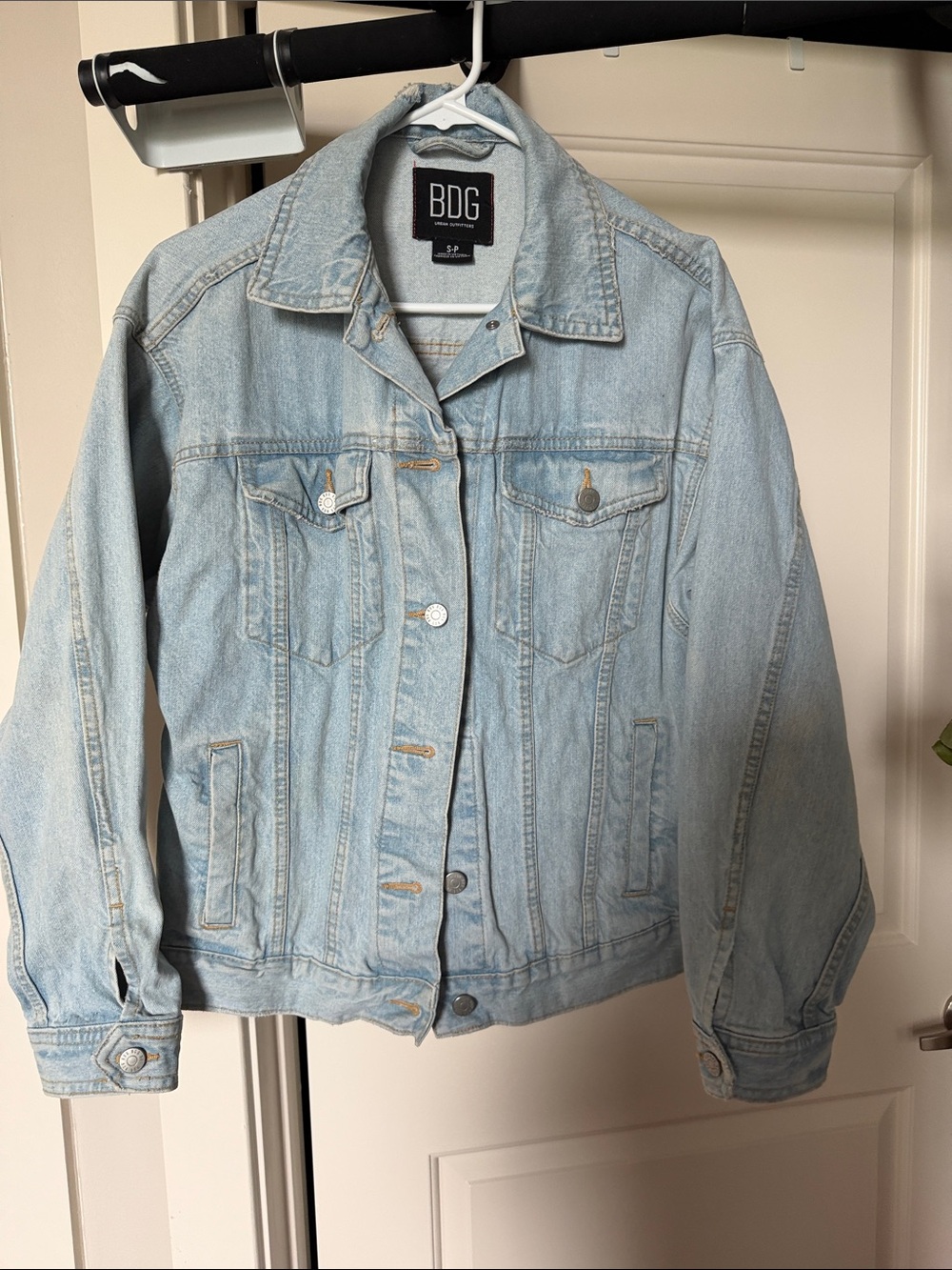 BDG Light Blue Denim Trucker Jacket - Women's